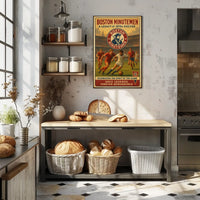 Boston Minutemen A Legacy of 1970s Soccer Poster