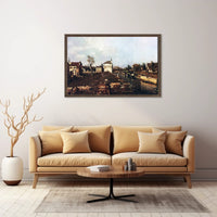 Italian Canal Scene: Nostalgic 18th Century Urban or Cityscape Poster