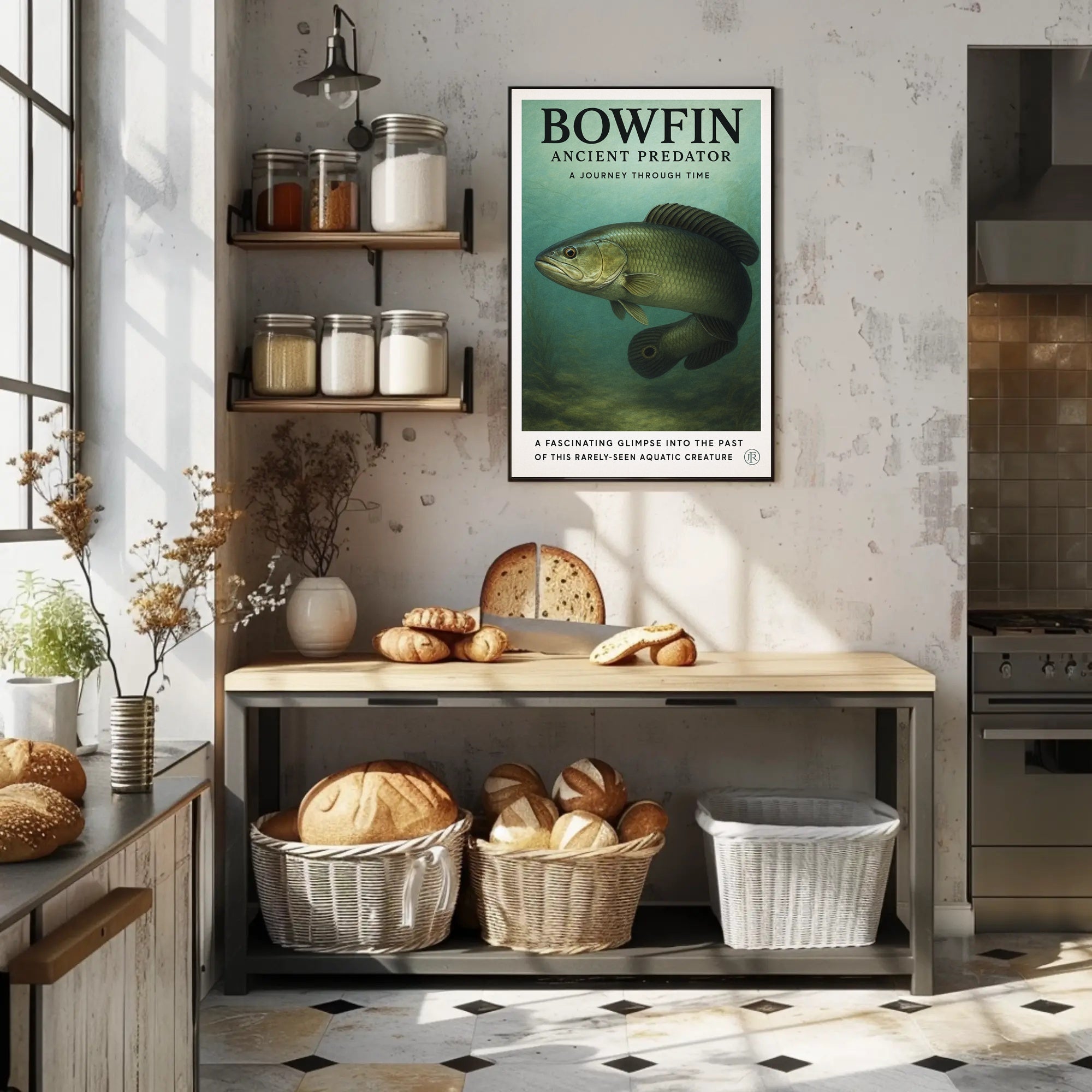 Bowfin Ancient Predator Poster PosterGoat