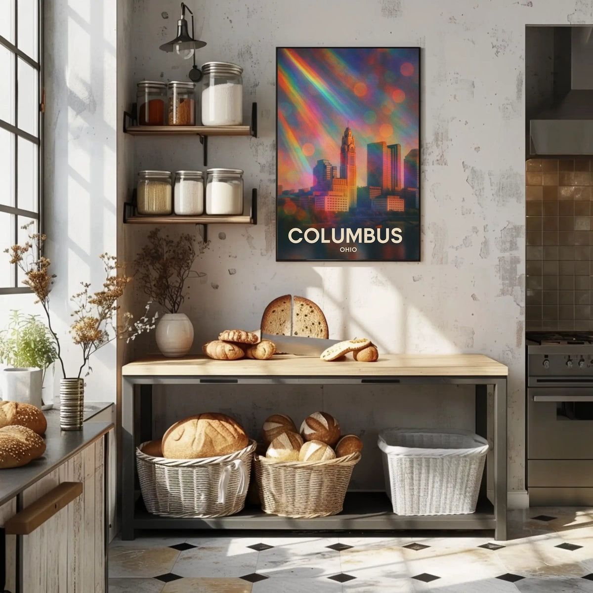 Columbus Ohio Captivating Minimalist Poster