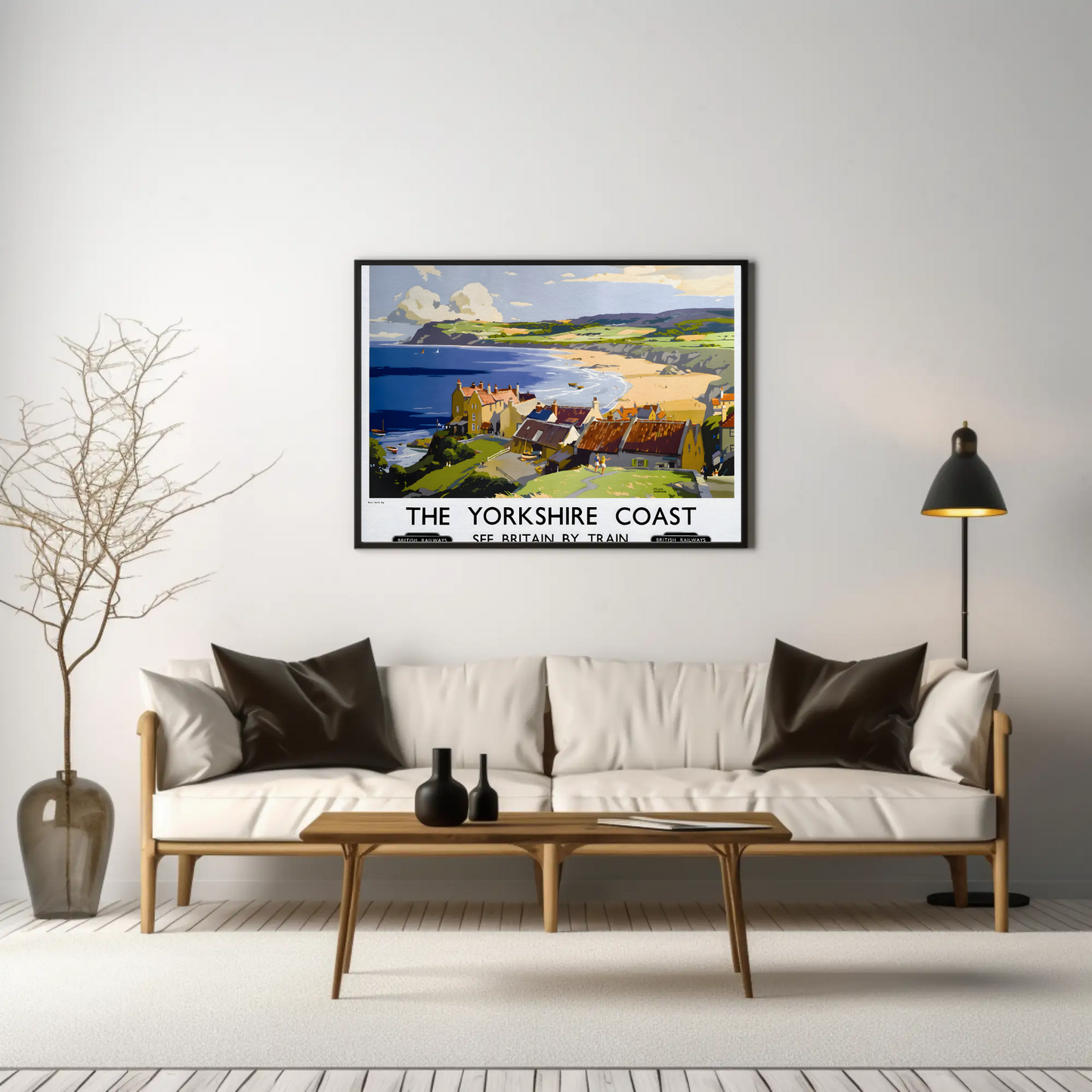 The Yorkshire Coast - See Britain by Train Poster