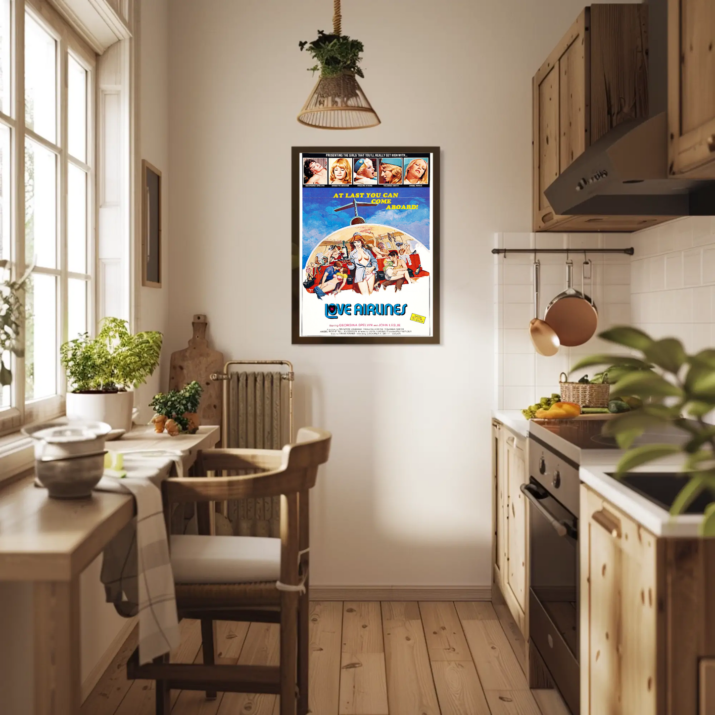 Love Airlines Vintage Poster