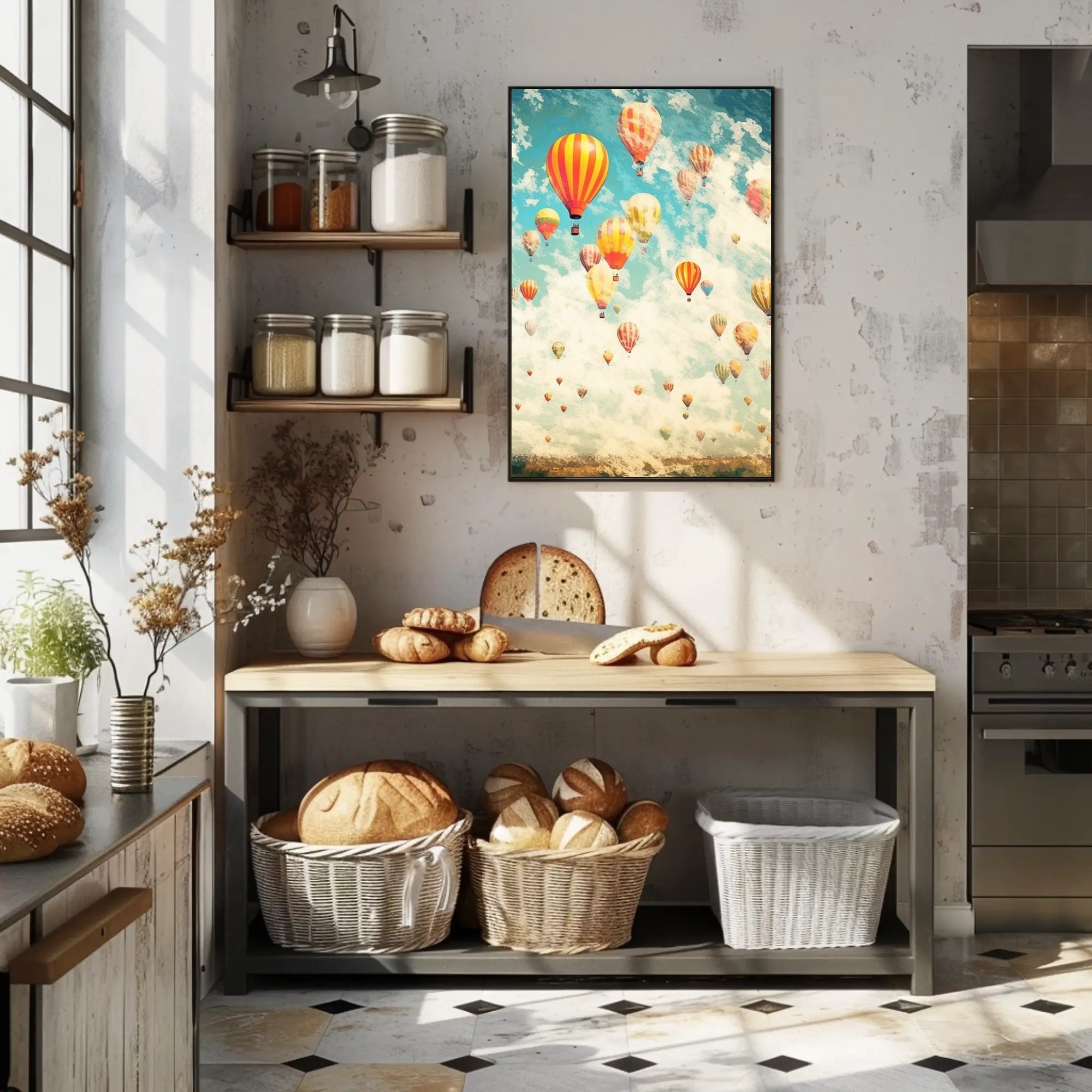 Vibrant Balloon Festival Poster