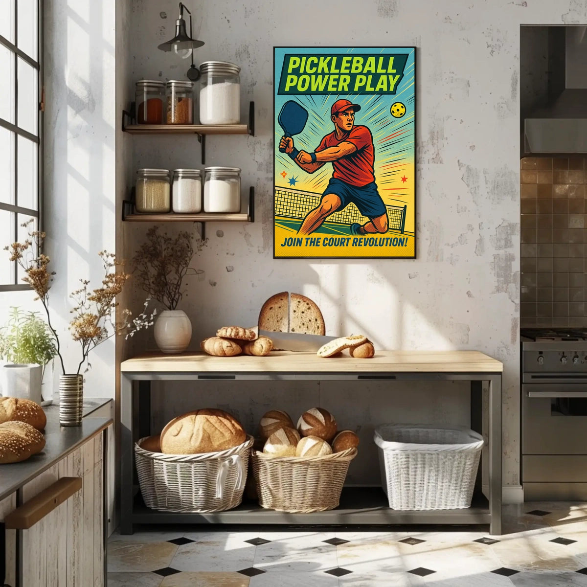 Pickleball Power Play Poster