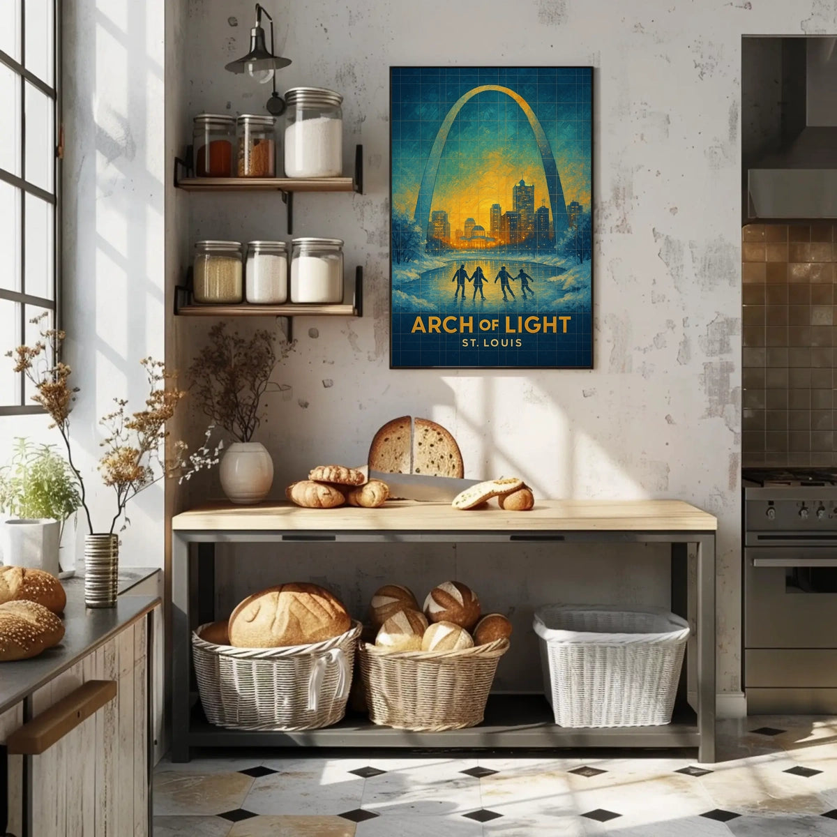 Arch Of Light St. Louis Poster