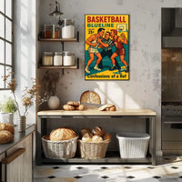 Basketball Blueline Poster