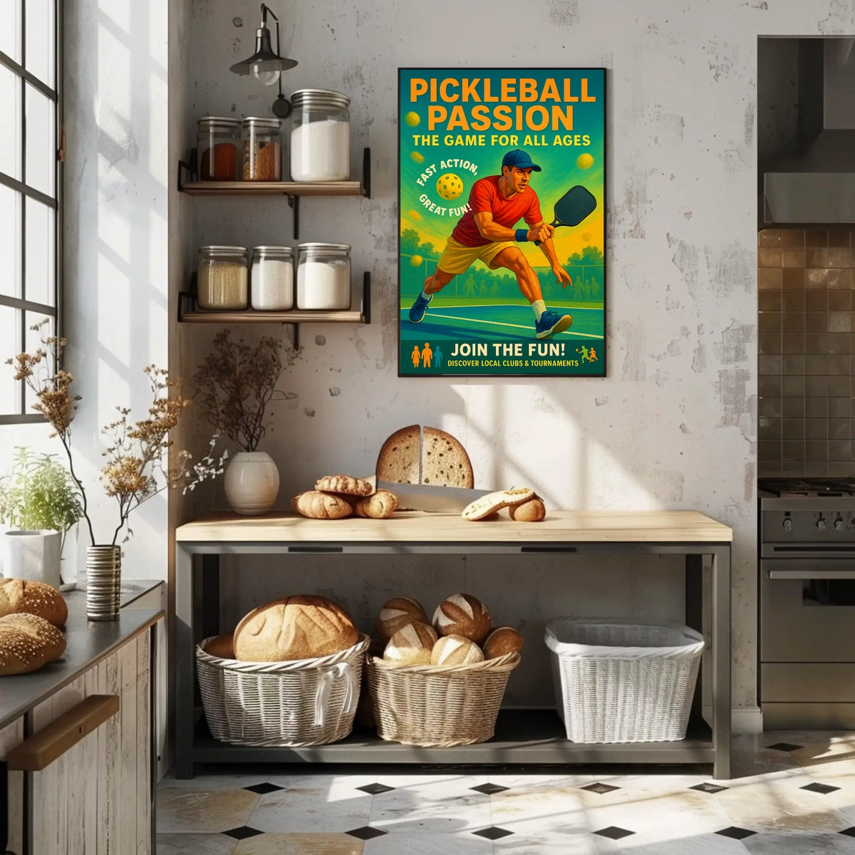 Pickleball Passion Poster