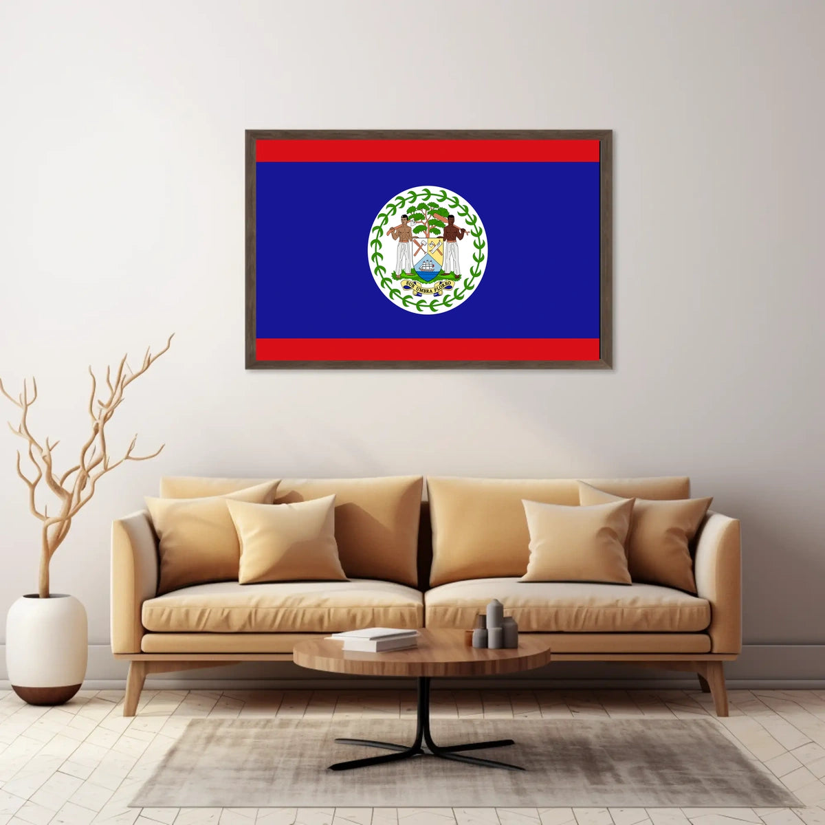 Belize Flag Poster
