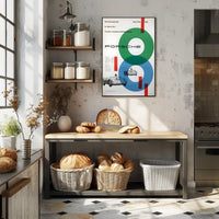 Porsche's Quadruple Success at Targa Florio 1959 Poster