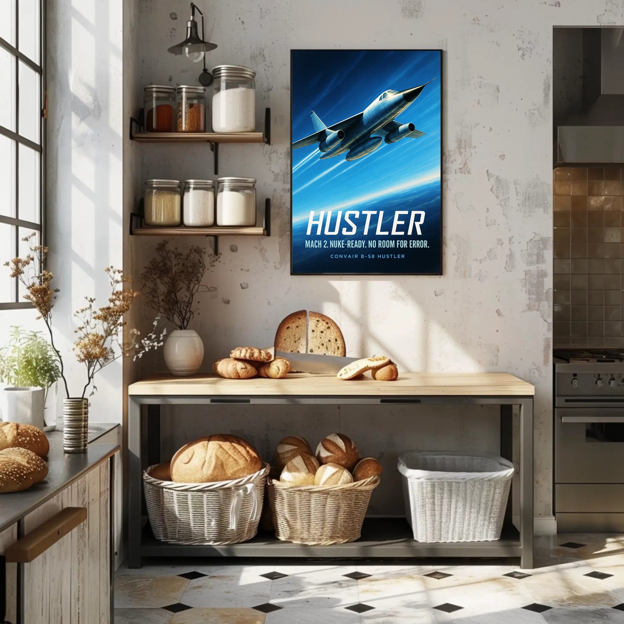 Convair B-58 Hustler Mach 2 Nuke-Ready Poster PosterGoat
