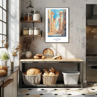 Majestic Columns of Luxor Poster PosterGoat