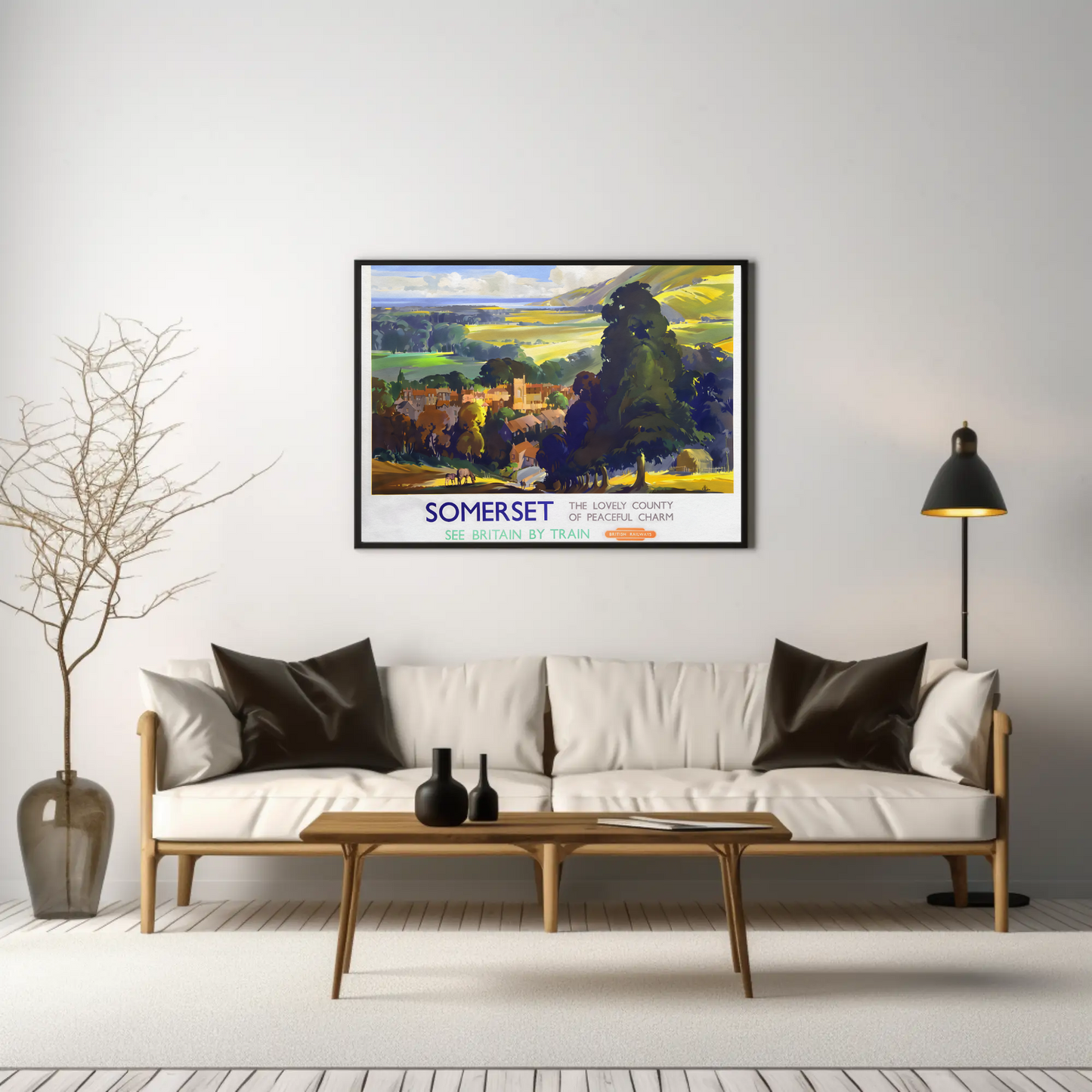 Somerset - The Lovely County of Peaceful Charm Poster