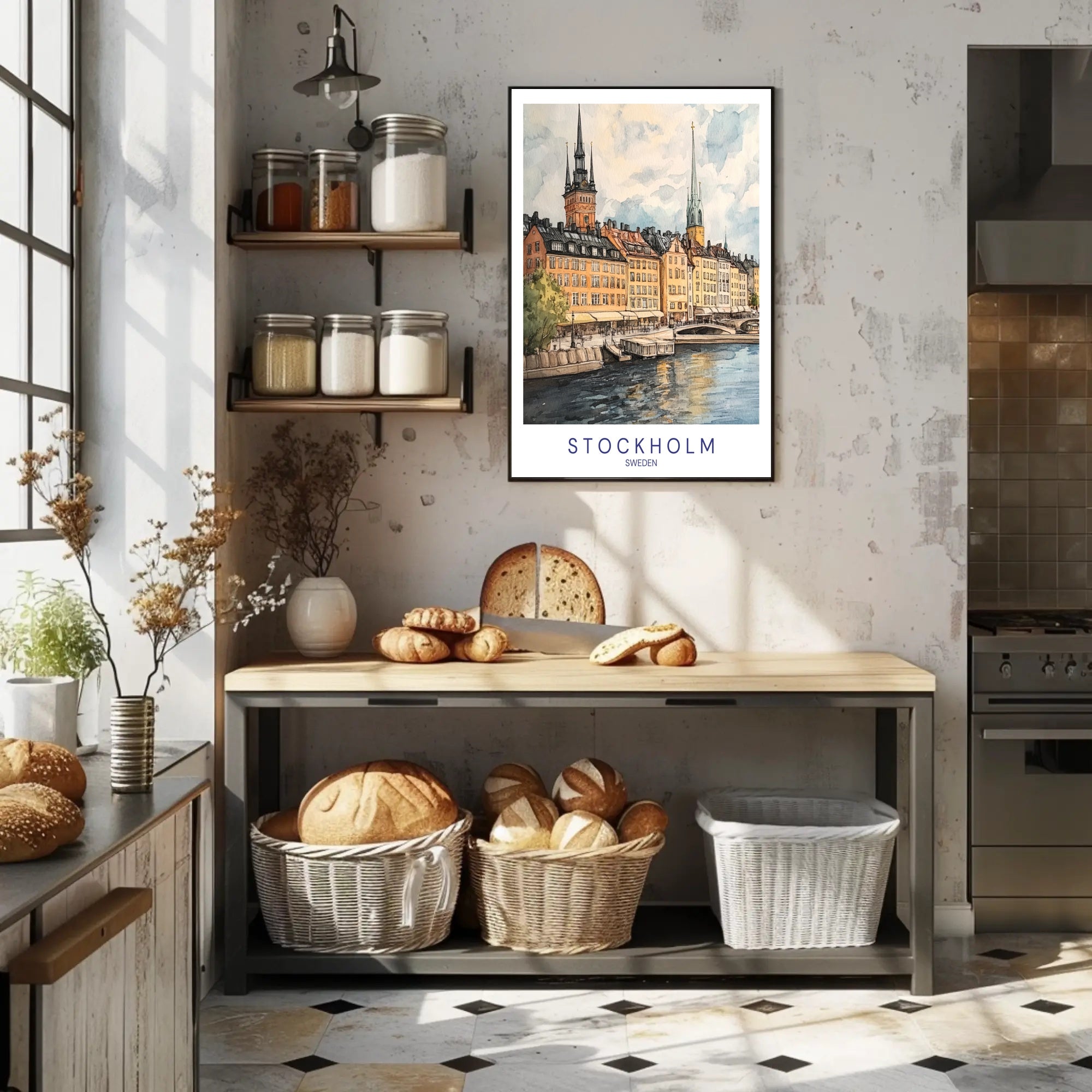 Scenic Stockholm Poster PosterGoat