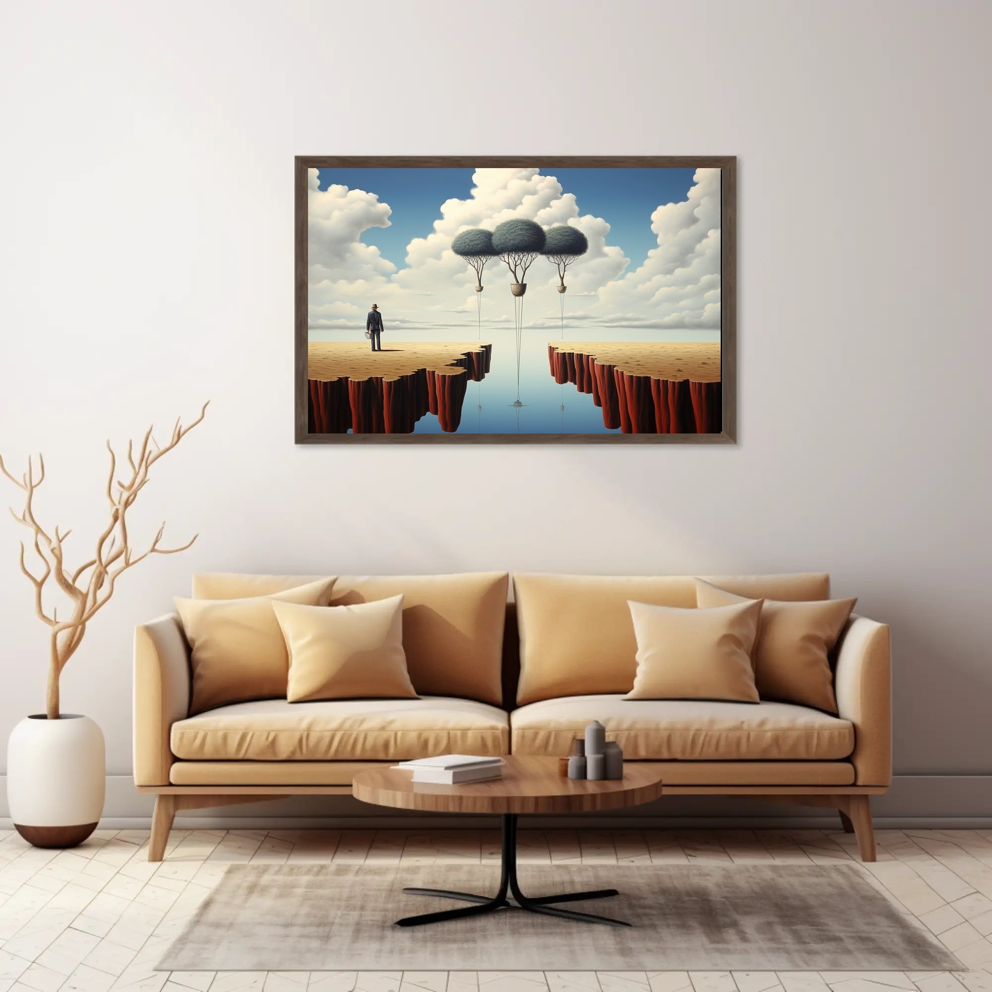 Surreal Reflections: Dreamlike Artistic Poster