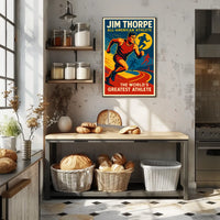 Jim Thorpe All-American Athlete Poster