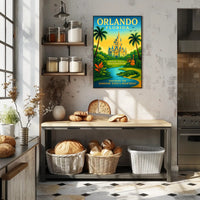 Discover Orlando, Florida Poster PosterGoat