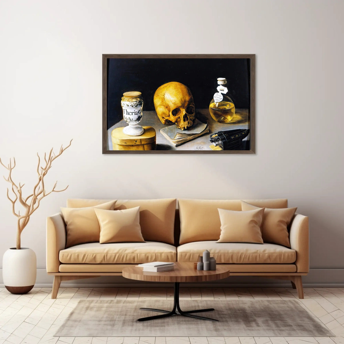 Memento Mori Still Life Dutch Golden Age Artistic Poster