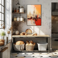 Abstract Cityscape Abstract Poster