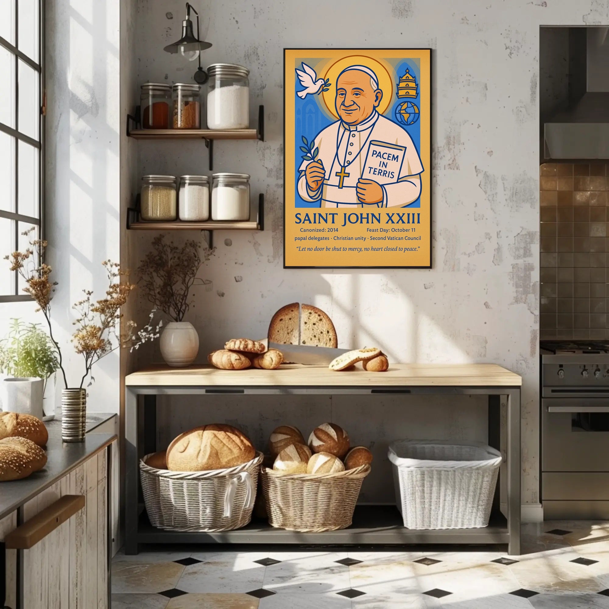 Saint John XXIII Poster PosterGoat