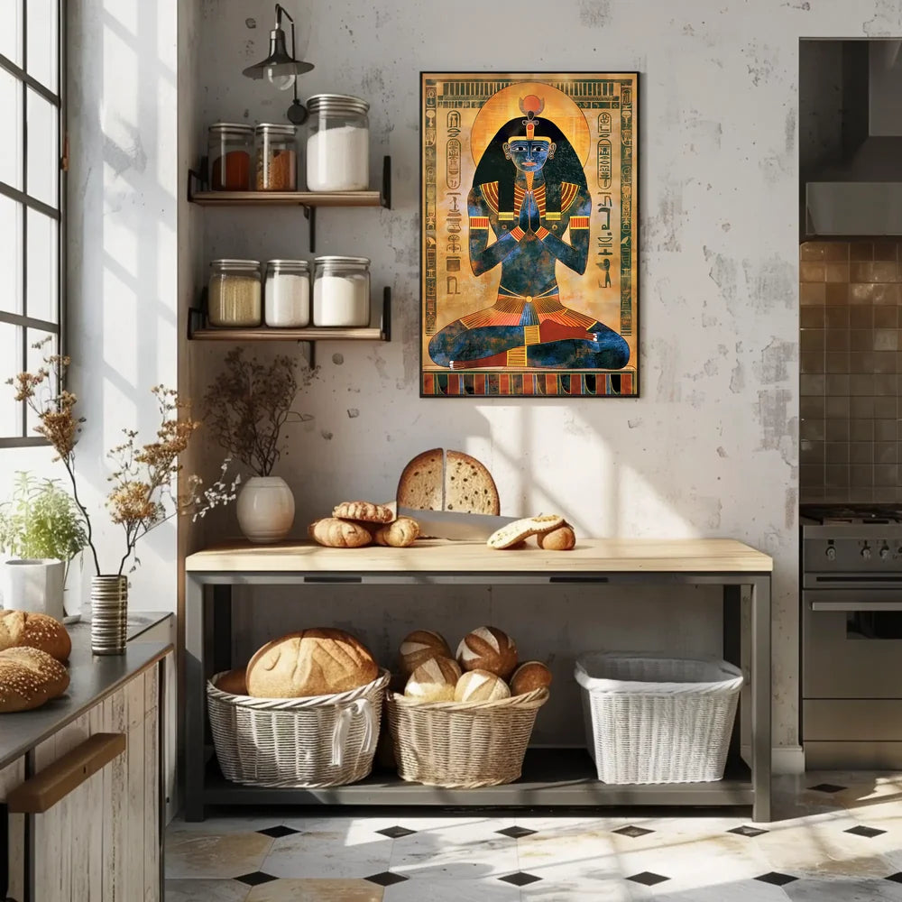 Vintage Cityscape Silhouette Art Poster