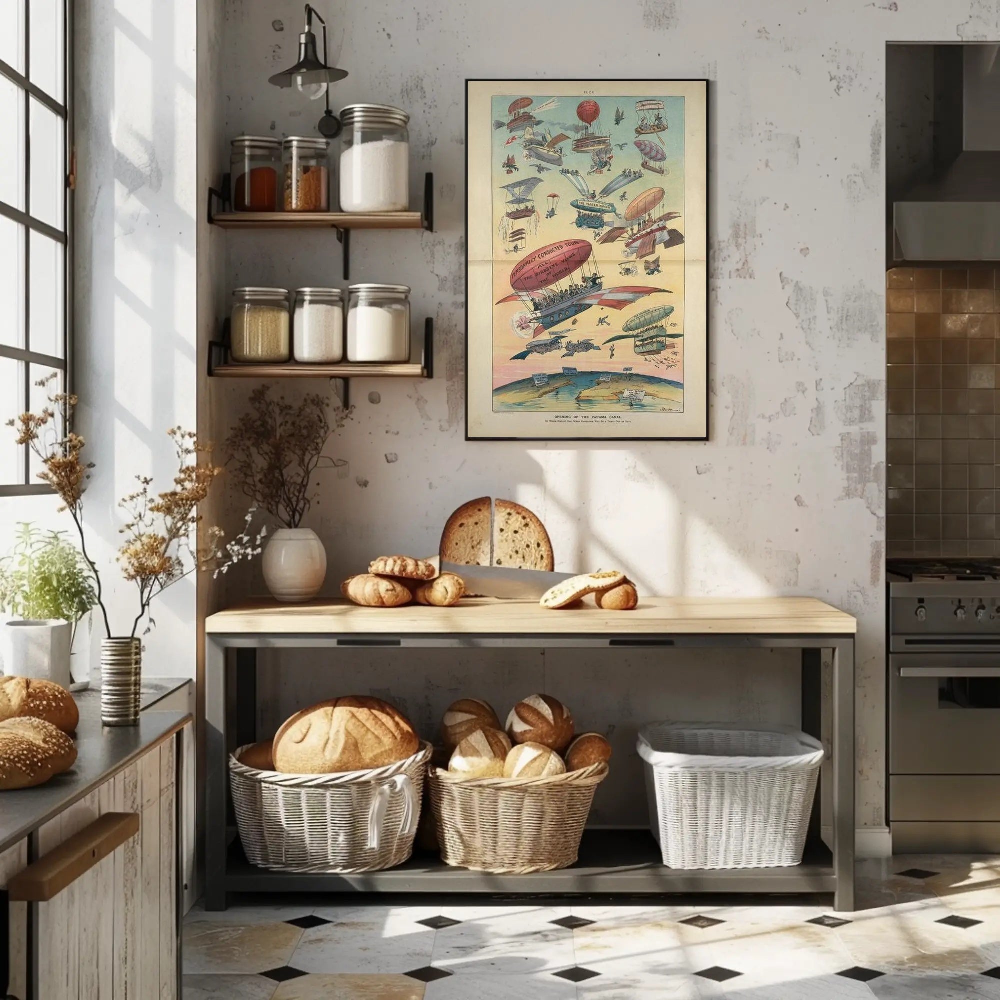 Opening of the Panama Canal Poster PosterGoat