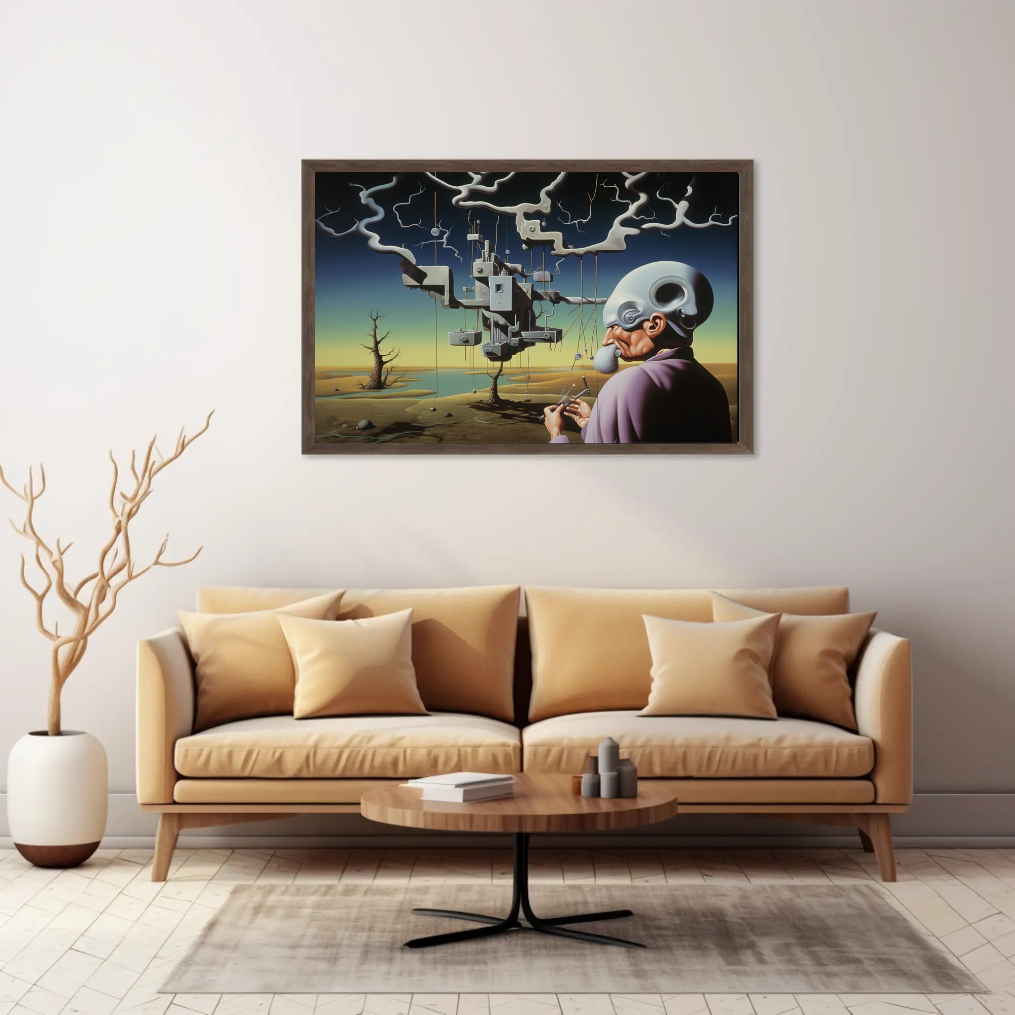 Futuristic Invention Abstract Surreal Art Sci-Fi Poster