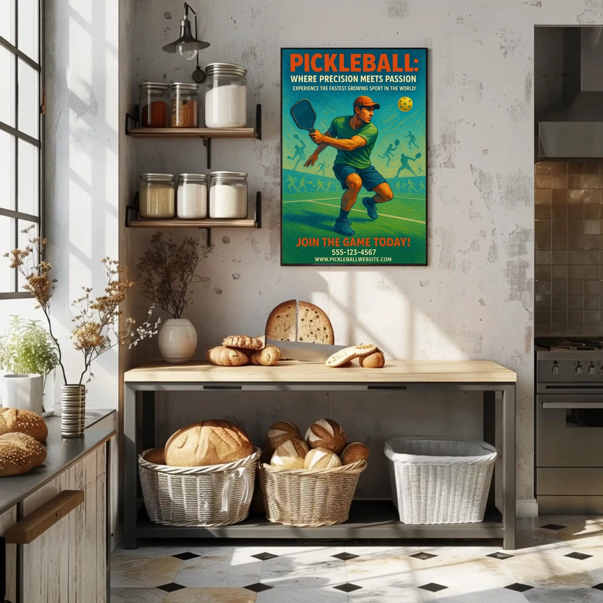 Pickleball Passion Poster