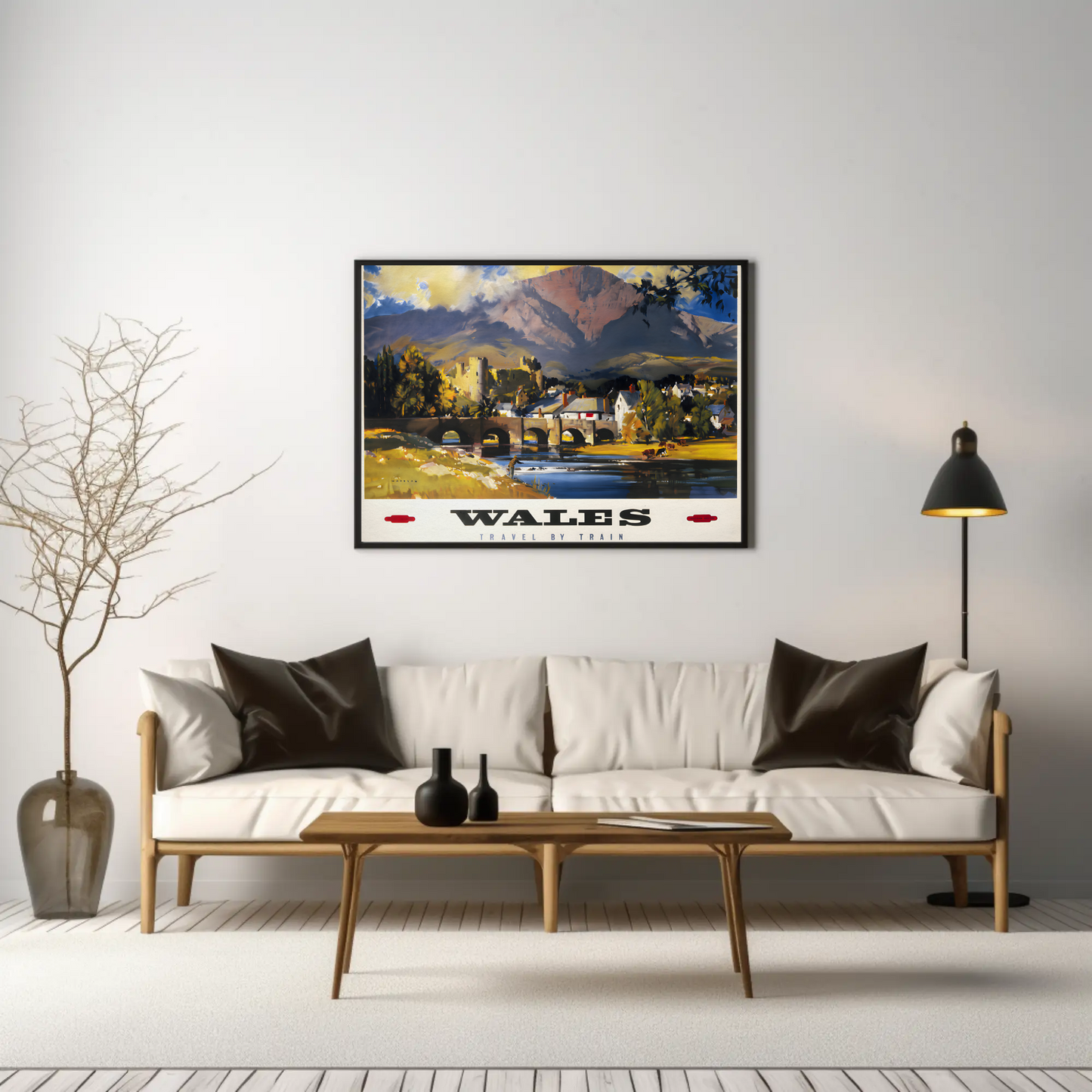 Wales - Travel by Train Poster