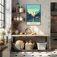 Vibrant Berlin Cityscape Poster