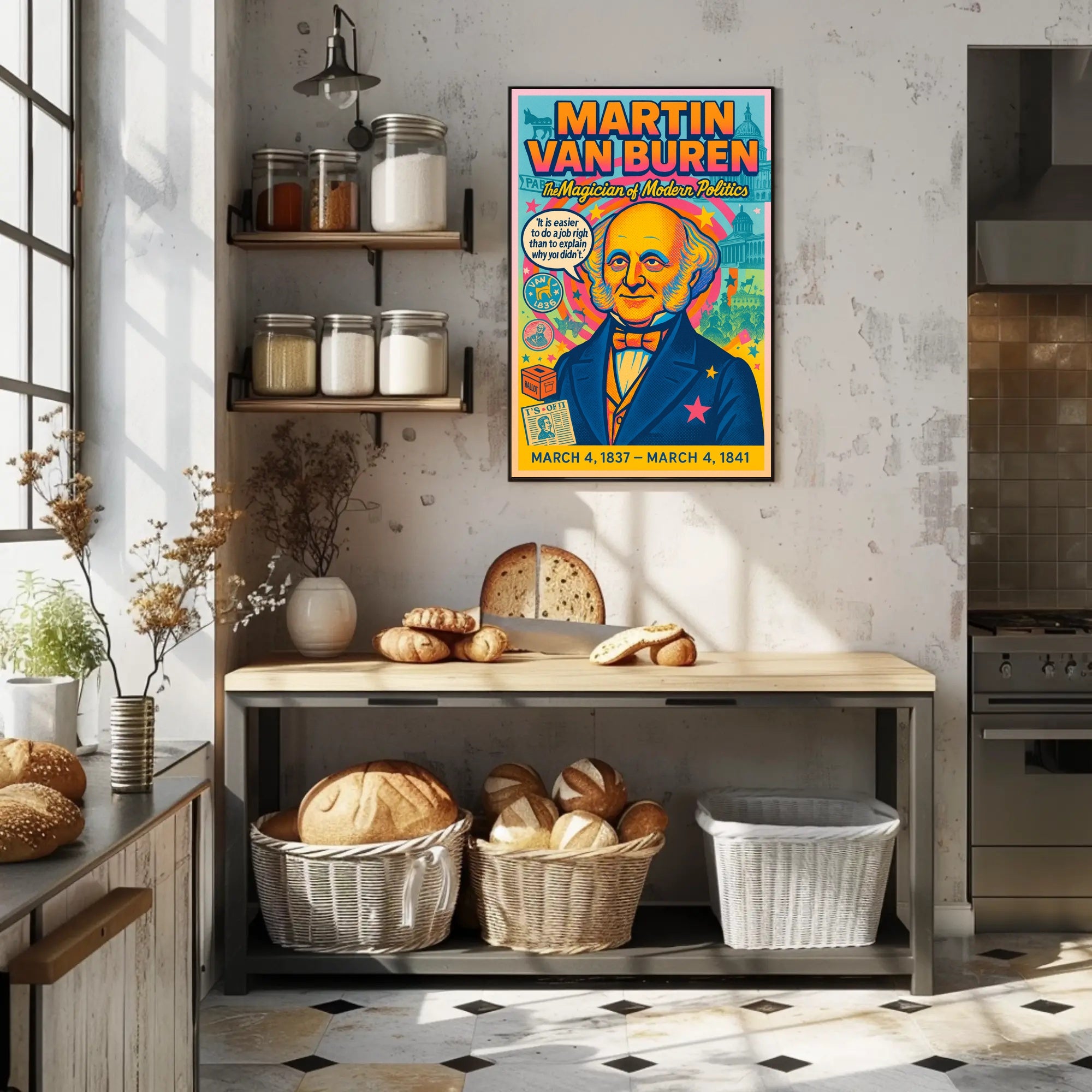Martin Van Buren The Magician of Modern Politics Poster PosterGoat