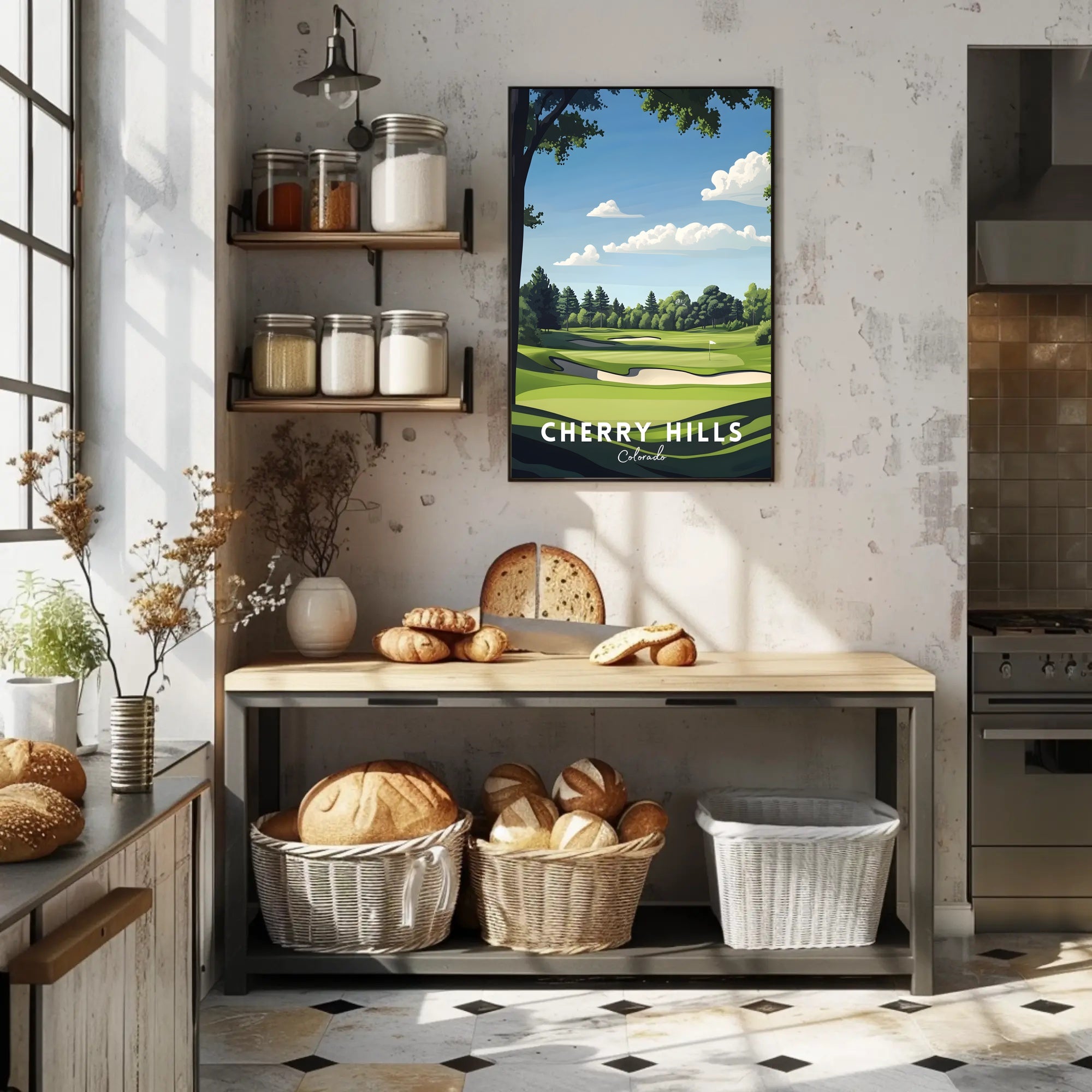 Cherry Hills Golf Course Scenic Sports Poster
