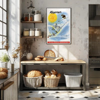 Kaprun Ski Destination Vintage Travel Poster PosterGoat