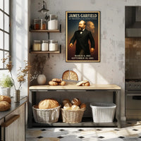James Garfield 20th President Poster PosterGoat