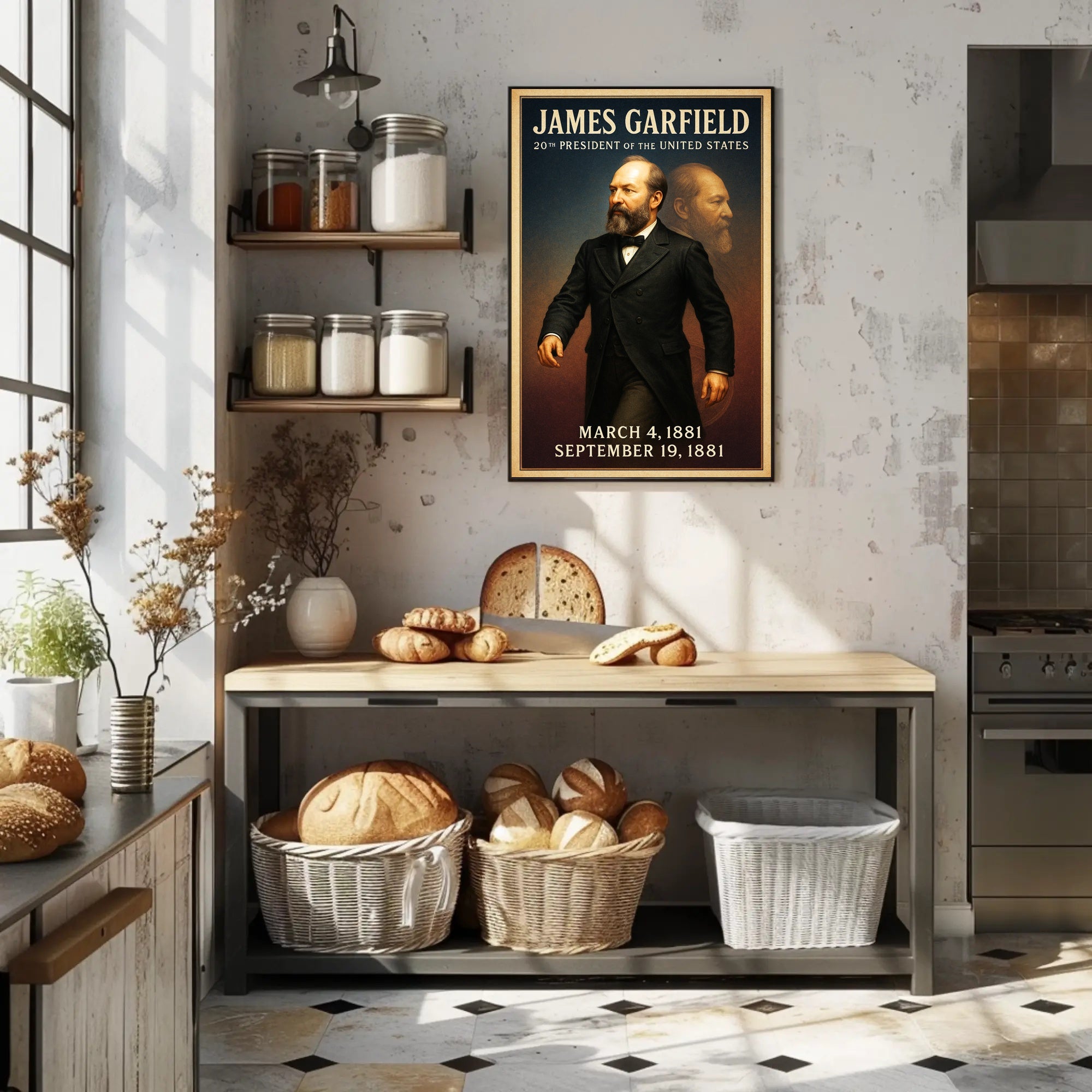 James Garfield 20th President Poster PosterGoat