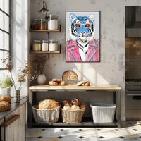 The Stylish Tiger Poster
