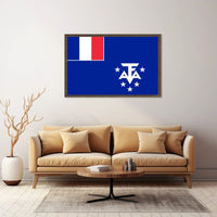 French Southern Territories Flag Poster