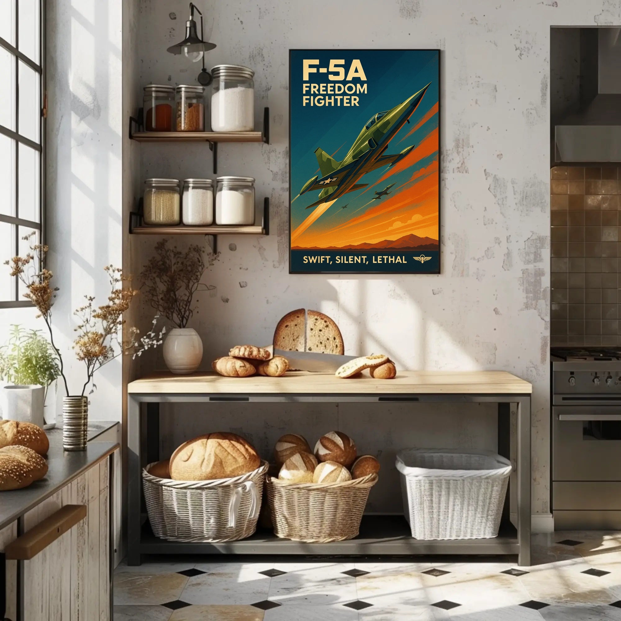 F-5A Freedom Fighter Poster PosterGoat