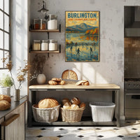 Burlington Lake Champlain Lights Poster