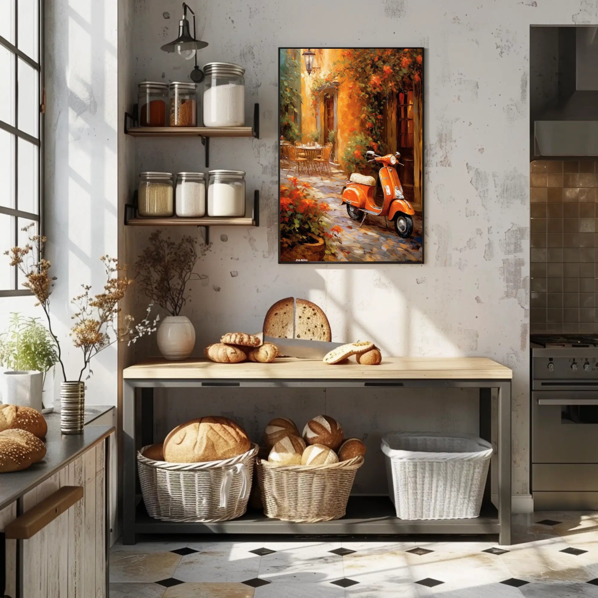 Charming Alleyway Retreat Poster