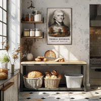 Thomas Jefferson 3rd President of the United States Reflections Poster