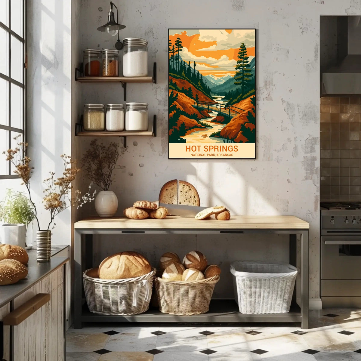 Discover Hot Springs National Park Poster