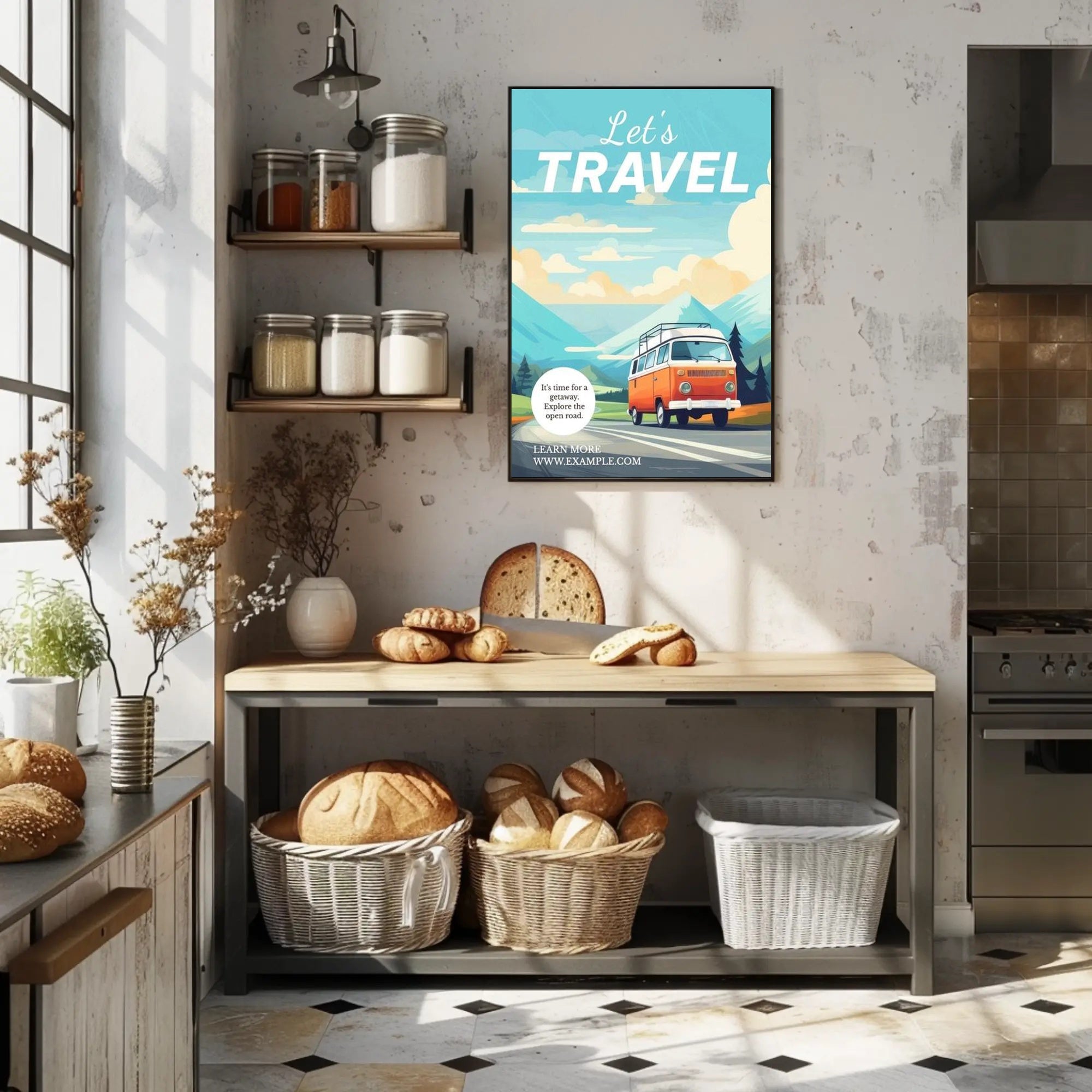 Let's Travel Poster PosterGoat