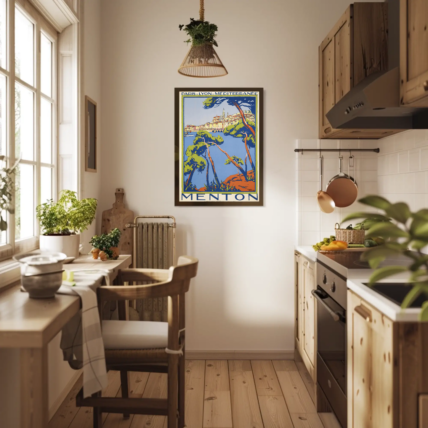 Menton Travel Poster