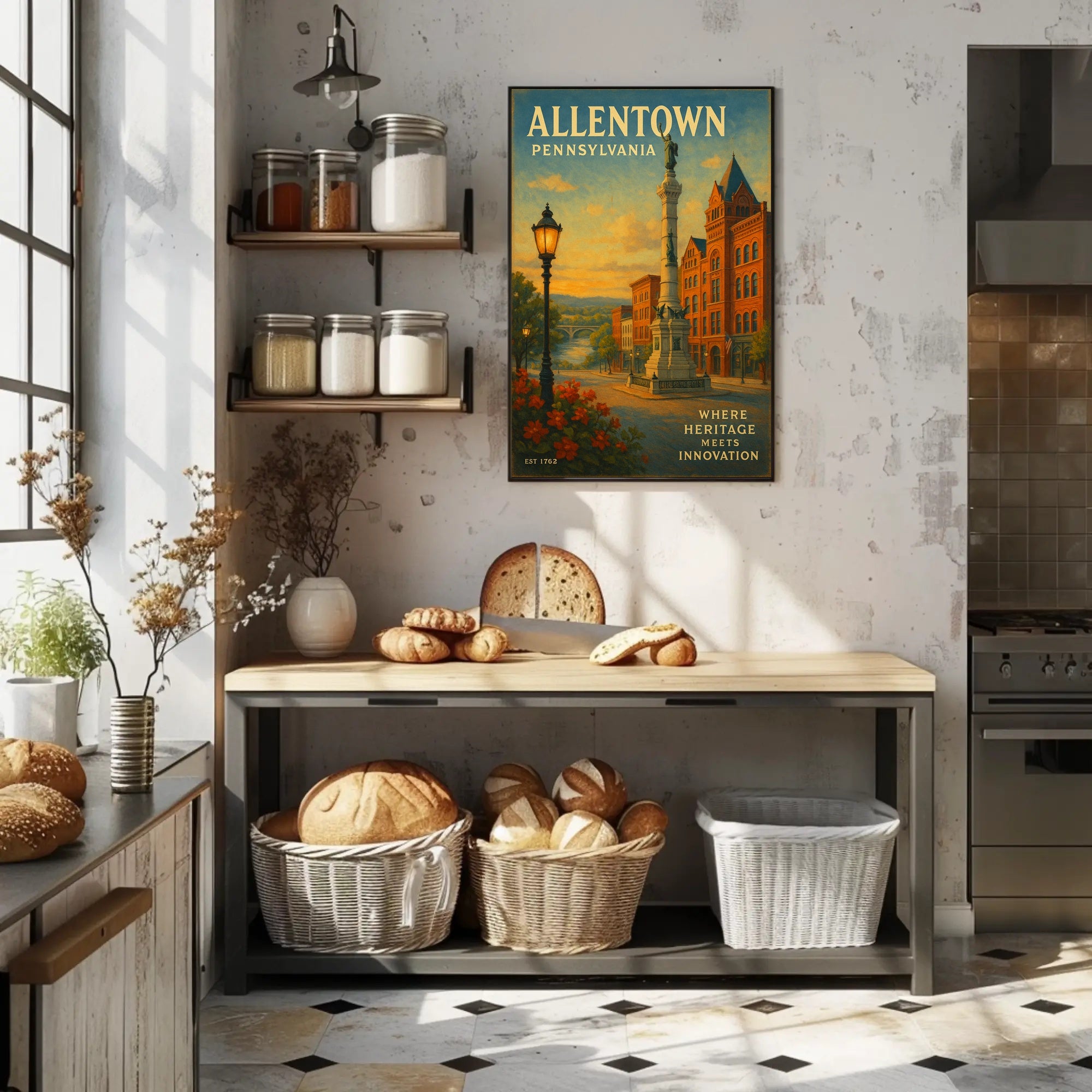 Allentown: Where Heritage Meets Innovation Poster