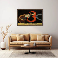 Propaganda Poster Depicting WWII Struggle Poster