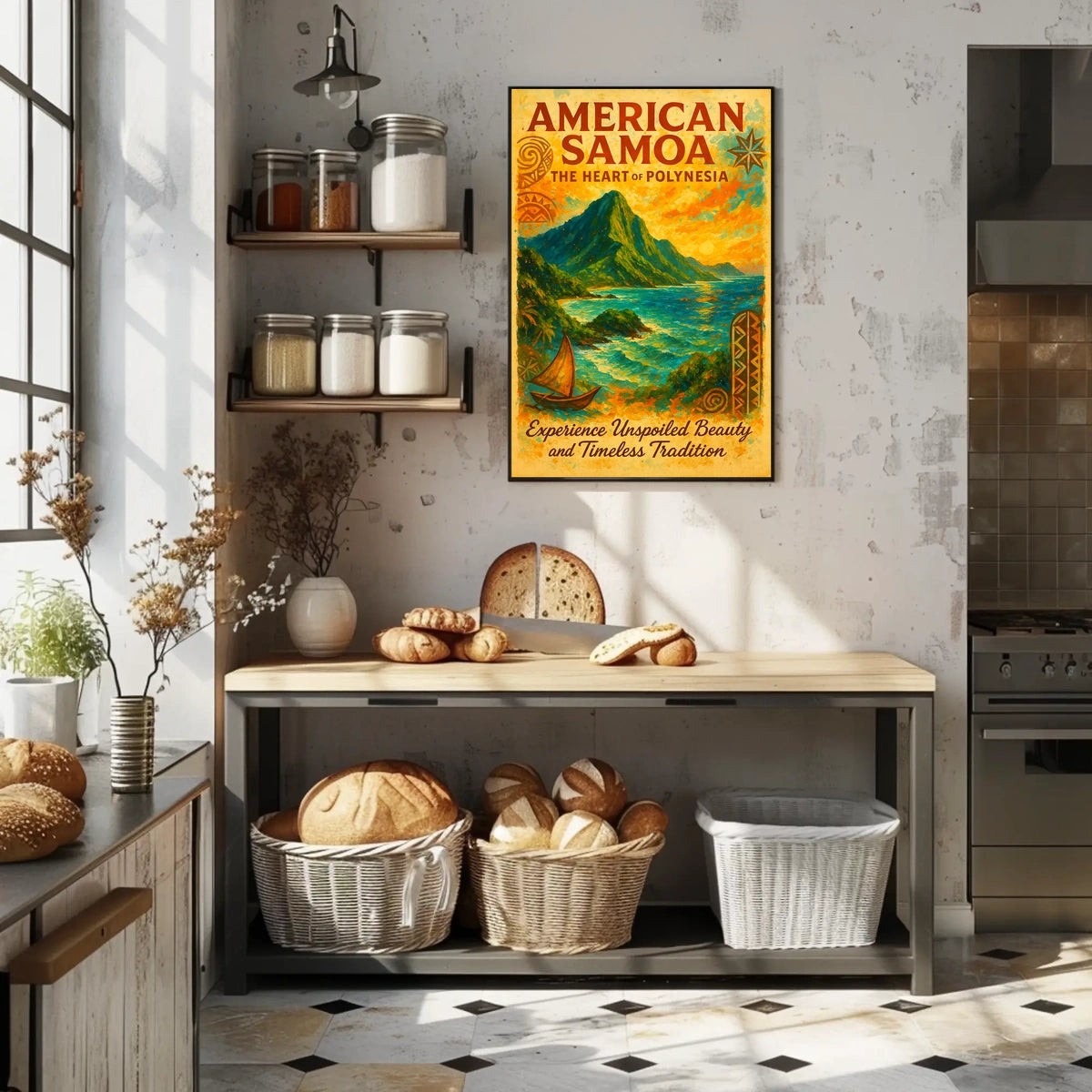 American Samoa The Heart of Polynesia Poster