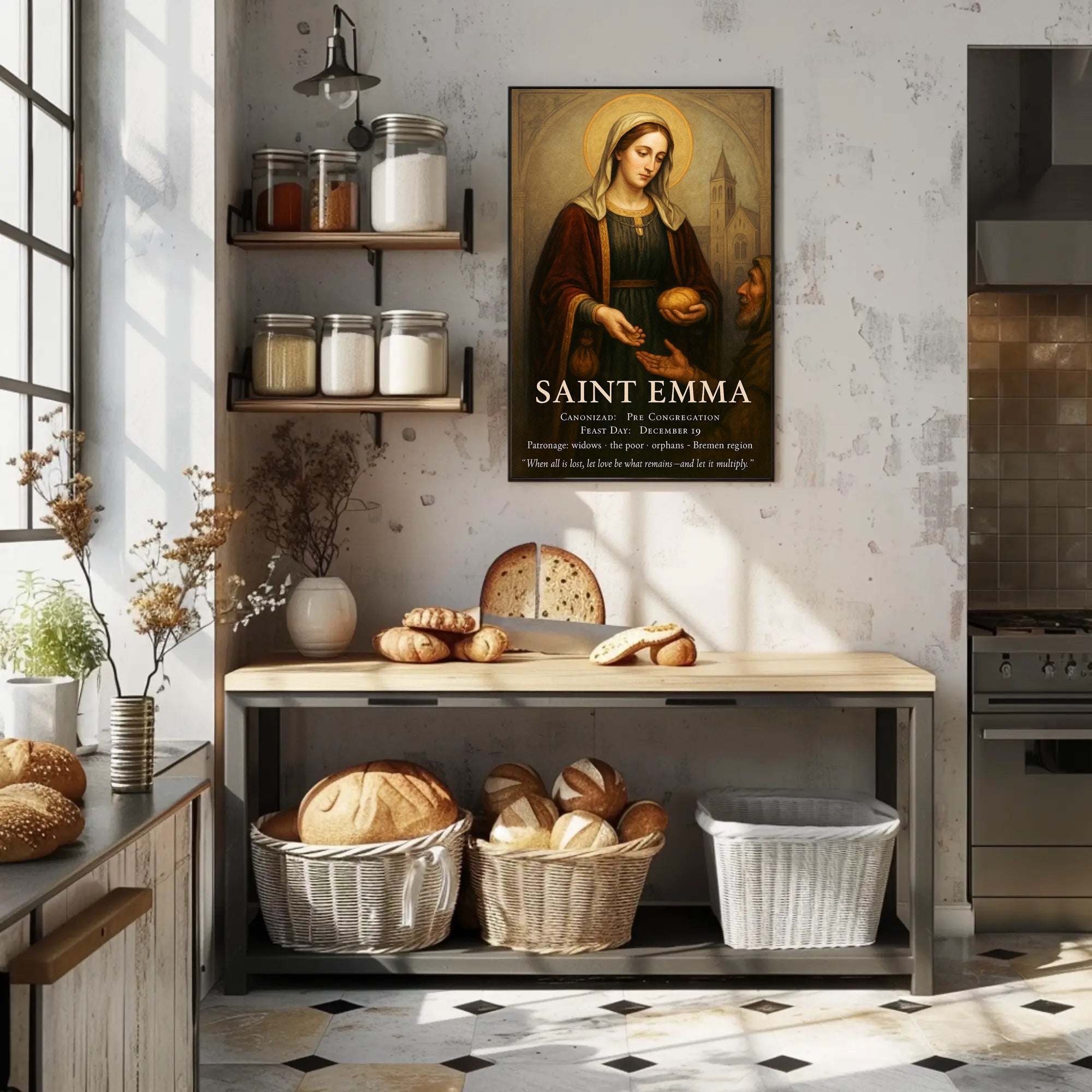 Saint Emma Poster PosterGoat