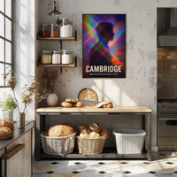 Cambridge Massachusetts Wanderlust Travel Minimalist Poster