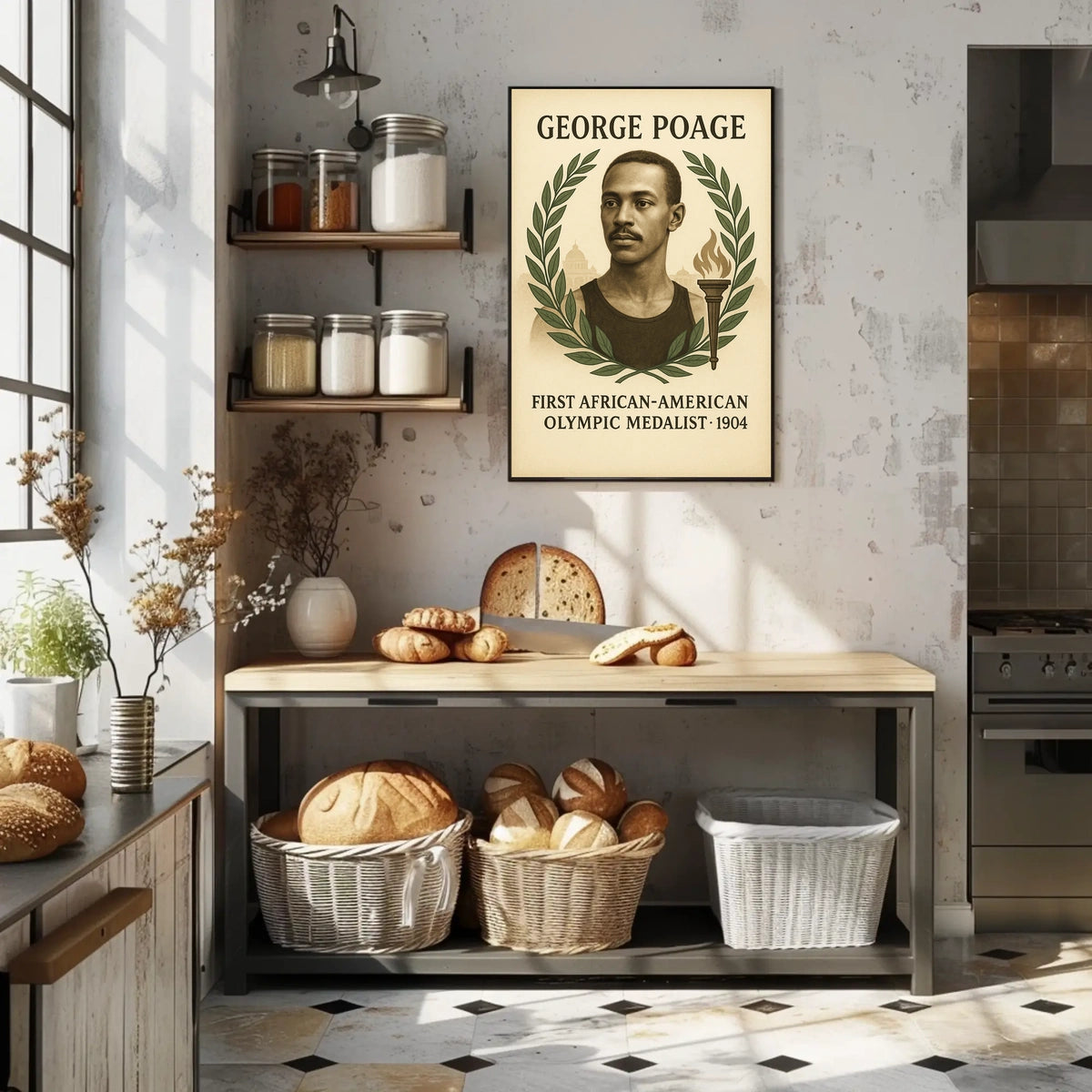 George Poage First African-American Poster