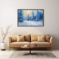 Winter's Tranquil Palette Poster